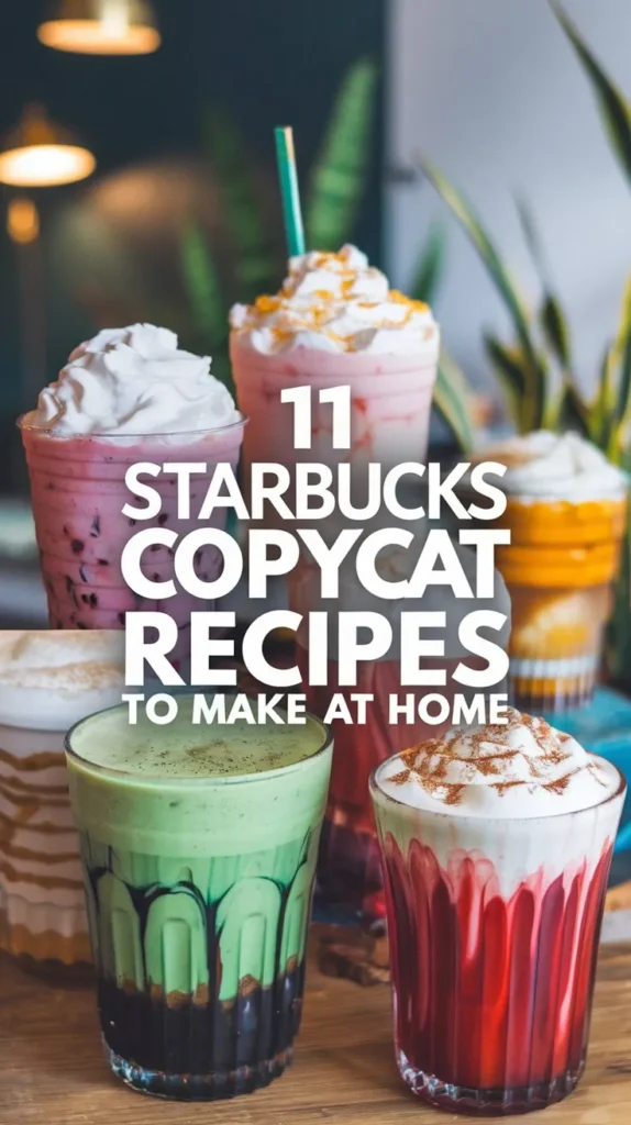 11 Starbucks Copycat Recipes to Make at Home