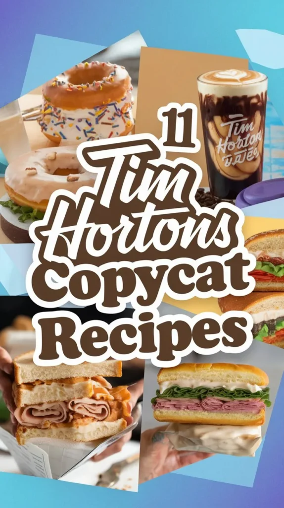 11 Tim Hortons Copycat Recipes to Make Your Mealtime More Delicious