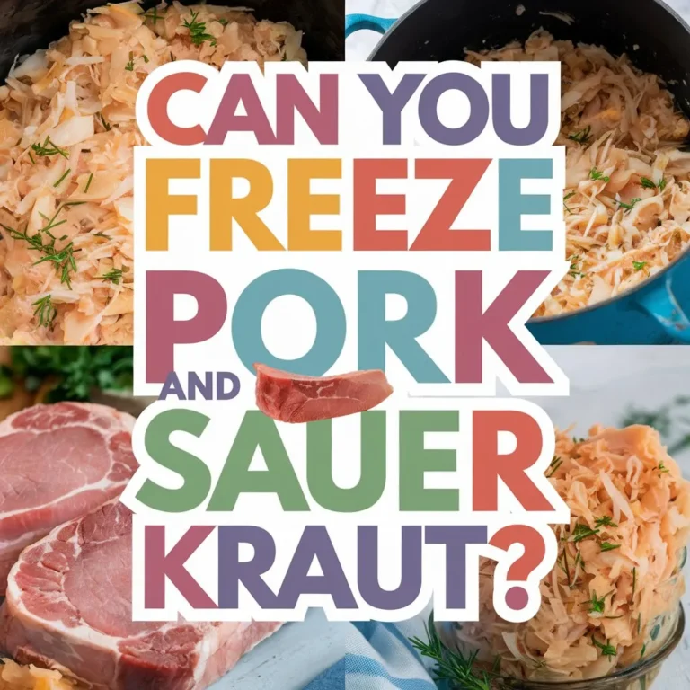 Can You Freeze Pork and Sauerkraut? Food Safety and Storage Tips