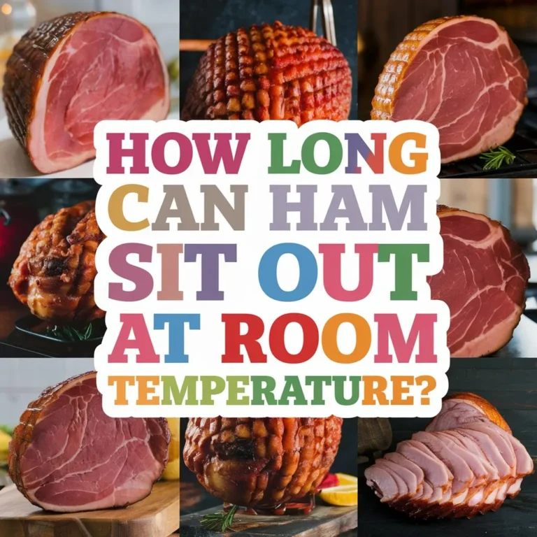 How Long Can Ham Sit Out at Room Temperature?