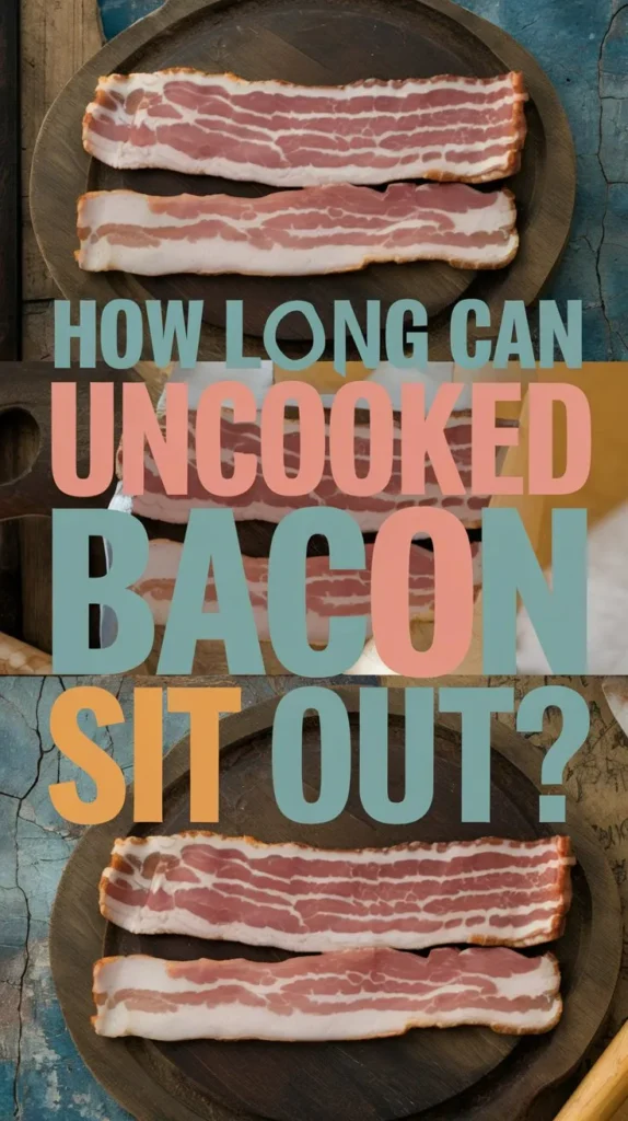 How Long Can Uncooked Bacon Sit Out Before It Goes Bad?