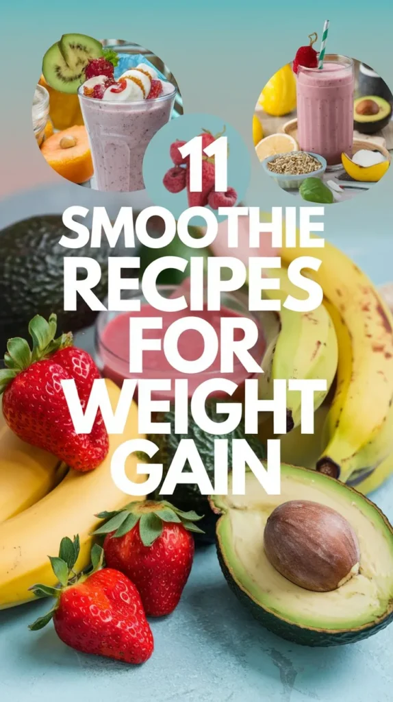 11 Smoothie Recipes for Weight Gain: Delicious & Nutritious