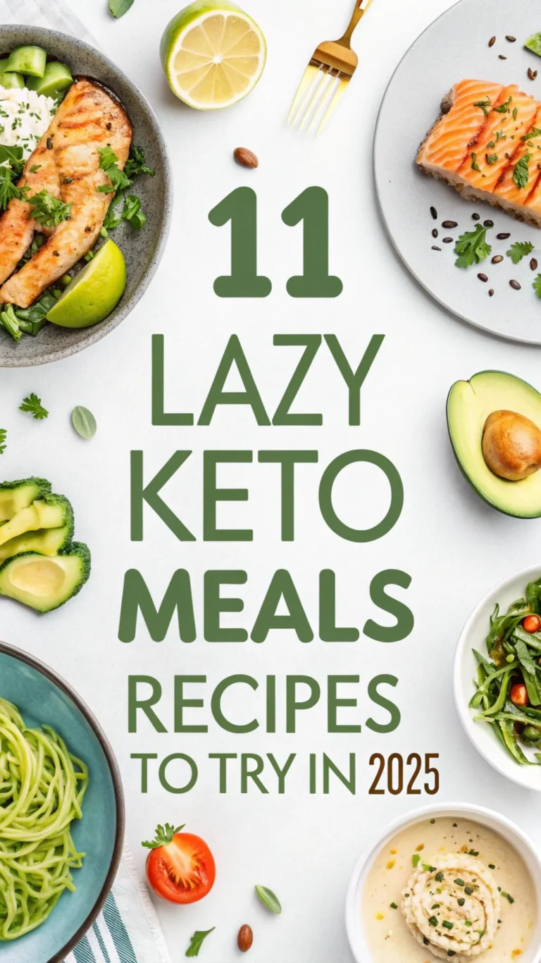 11 Lazy Keto Meals Recipes: Delicious and Easy Meal Ideas