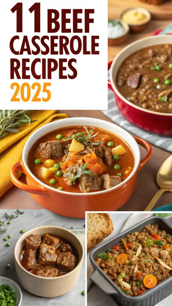 11 Beef Casserole Recipes for a Hearty Dinner