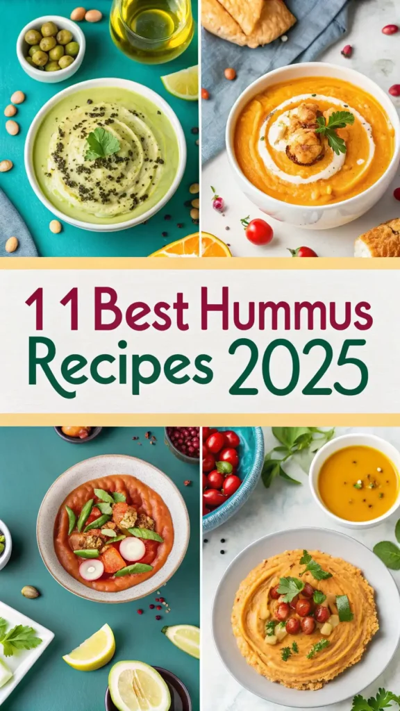 11 Hummus Recipes to Spice Up Your Snack Game