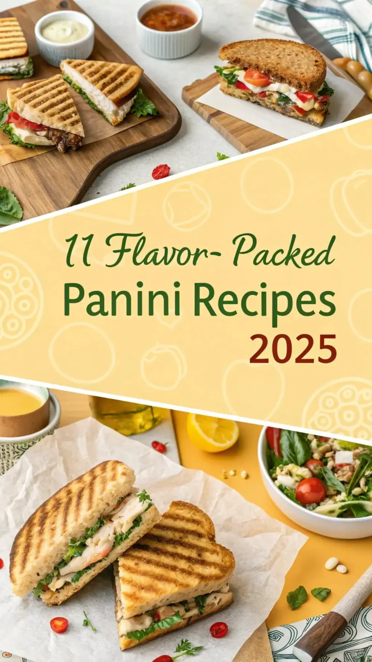 11 Flavor-Packed Panini Recipes for the Perfect Lunch Break