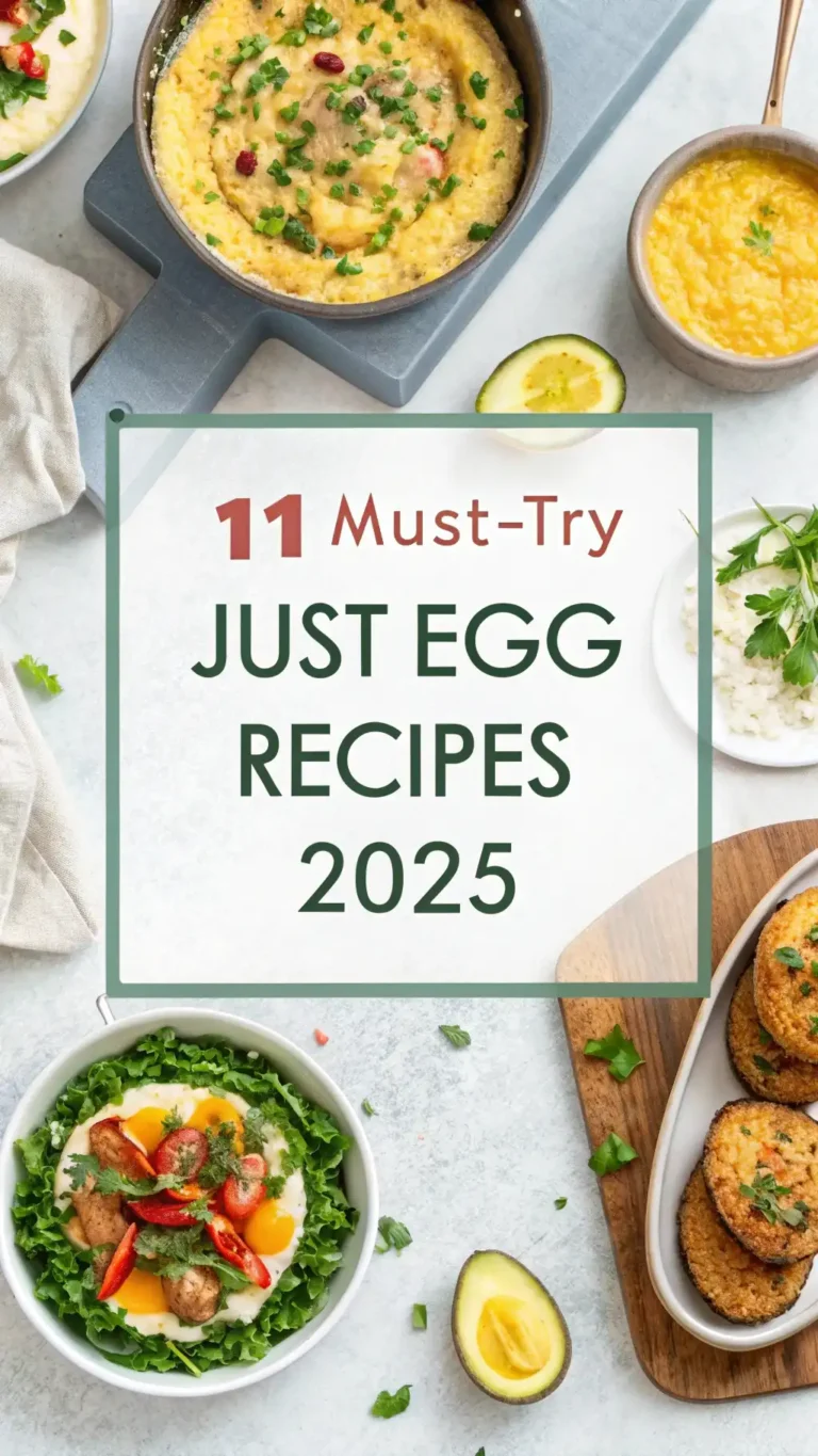 11 Must-Try Just Egg Recipes for Any Meal: Deliciously Easy