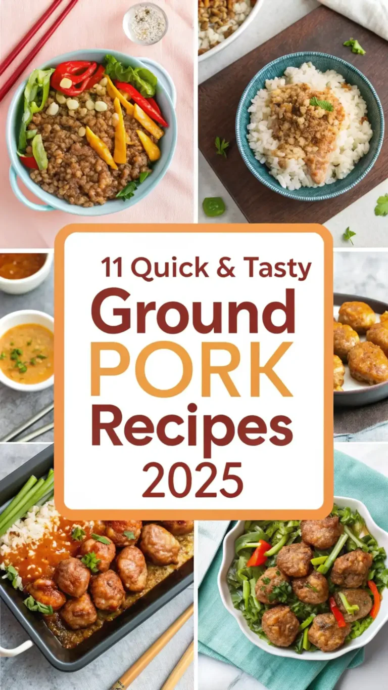 11 Quick & Tasty Ground Pork Recipes for Every Occasion