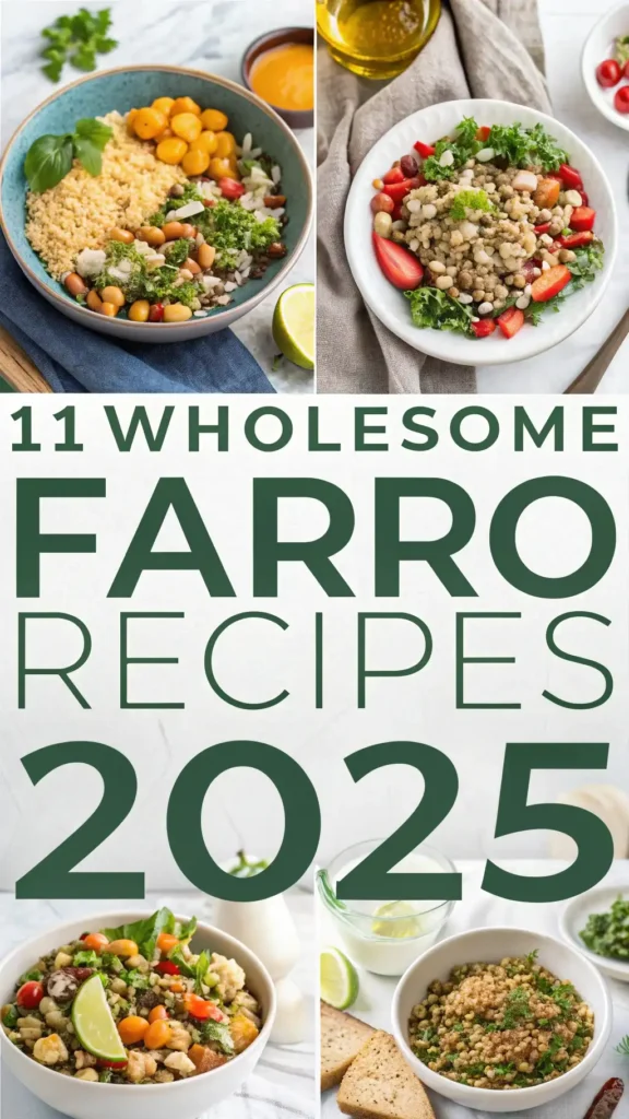 11 Wholesome Farro Recipes for a Nutritious and Delicious Meal