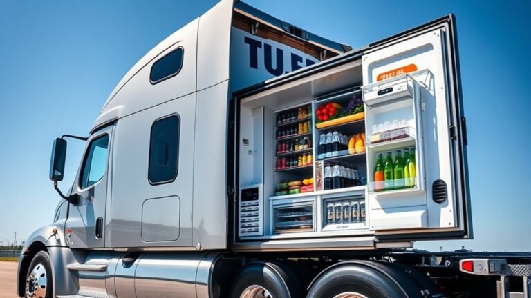 top semi truck fridges