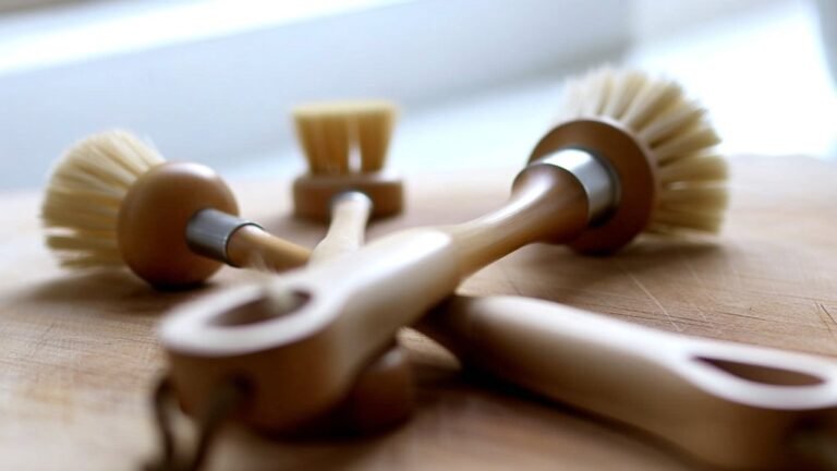 eco friendly bamboo dish brushes