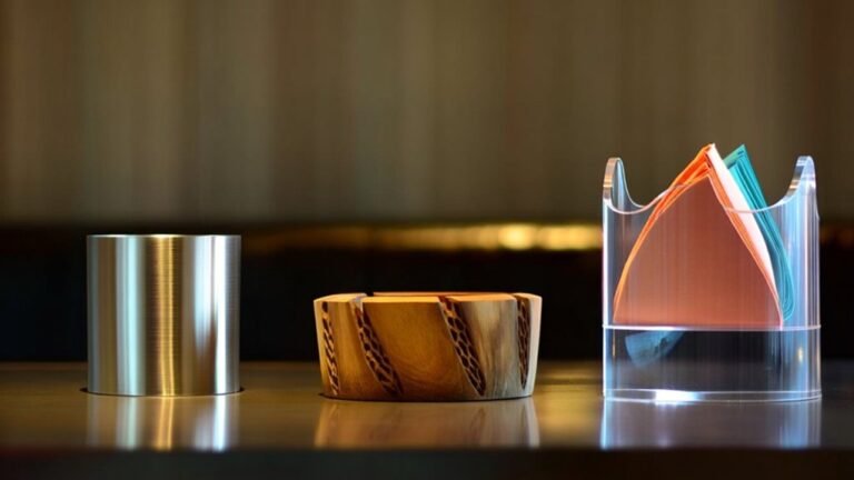 elegant table napkin organizers