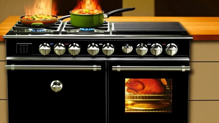 top double oven gas ranges