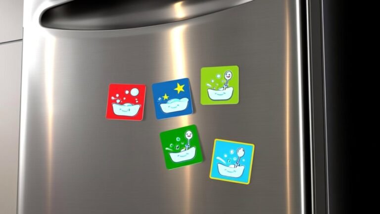 top dishwasher clean indicator magnets