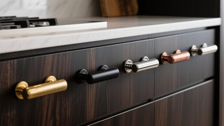 top kitchen cabinet handles