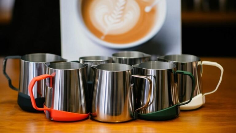 top milk frothing pitchers