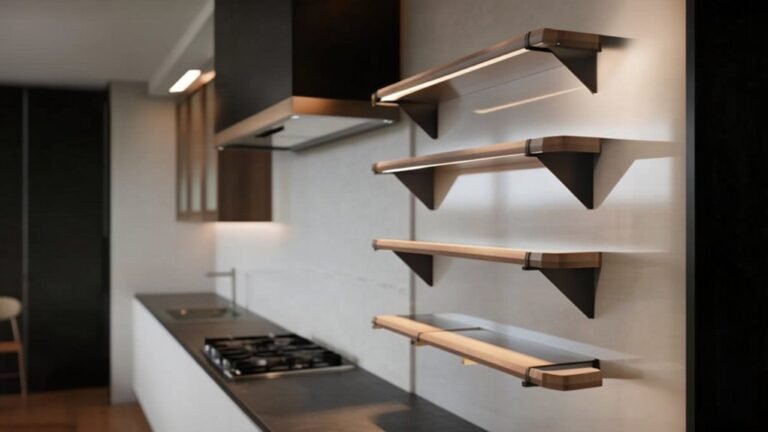 top open shelf brackets