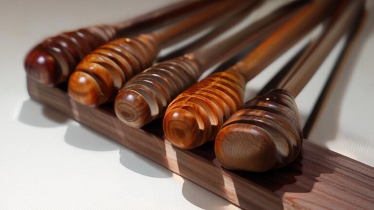 top wooden honey dippers