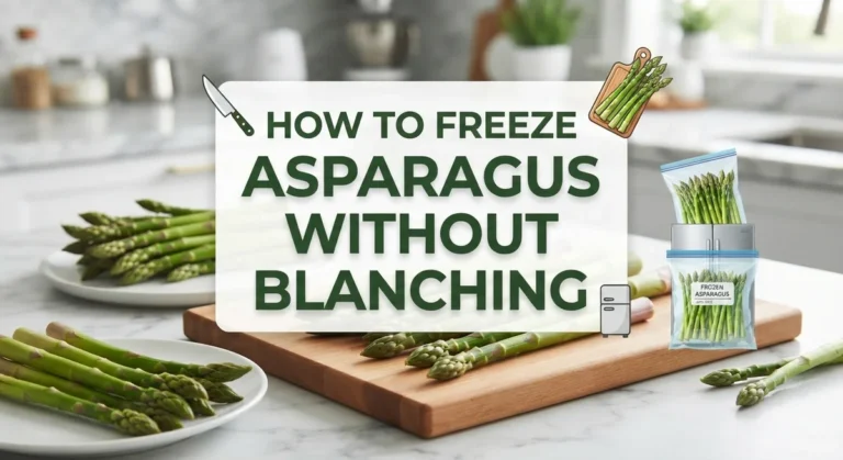 How to Freeze Asparagus Without Blanching: Complete Guide
