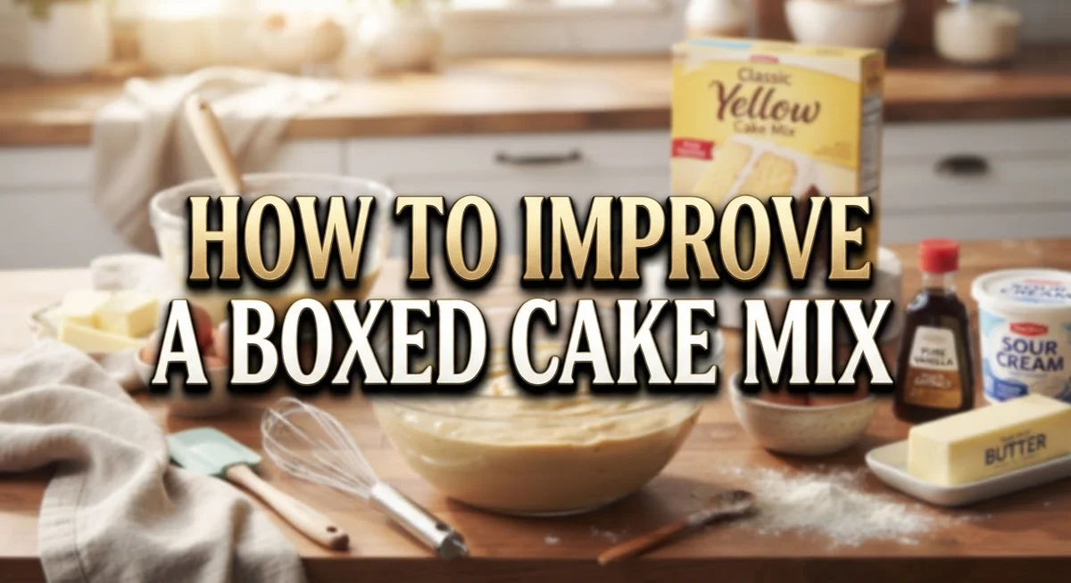 How to Improve a Boxed Cake Mix: Tips for a Homemade Taste