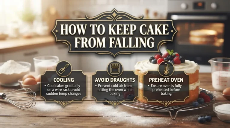 How to Keep Cake from Falling: Troubleshooting Guide