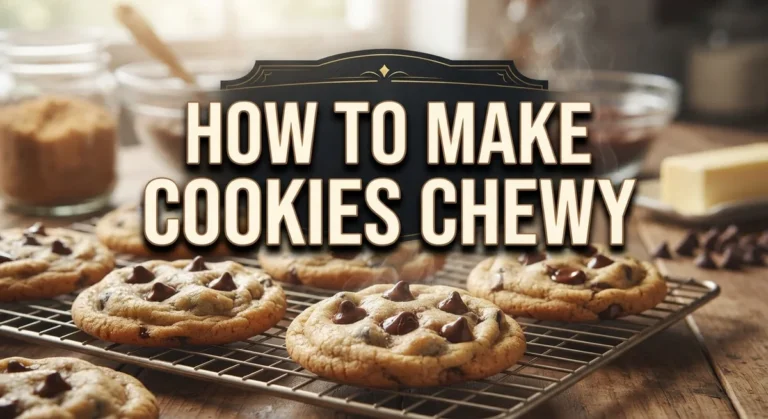 How to Make Cookies Chewy: Guide to Soft, Chewy Cookies