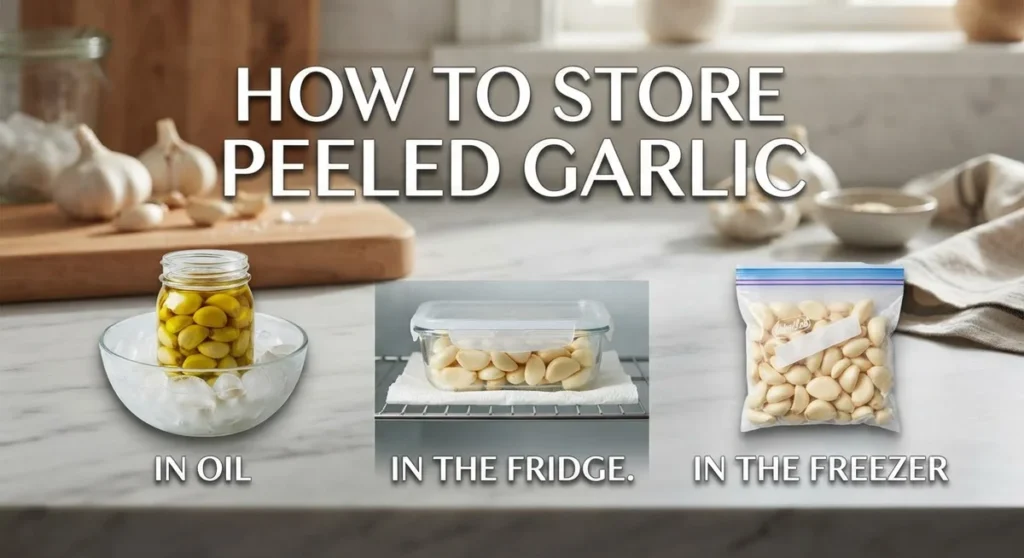 How to Store Peeled Garlic: Best Methods for Freshness