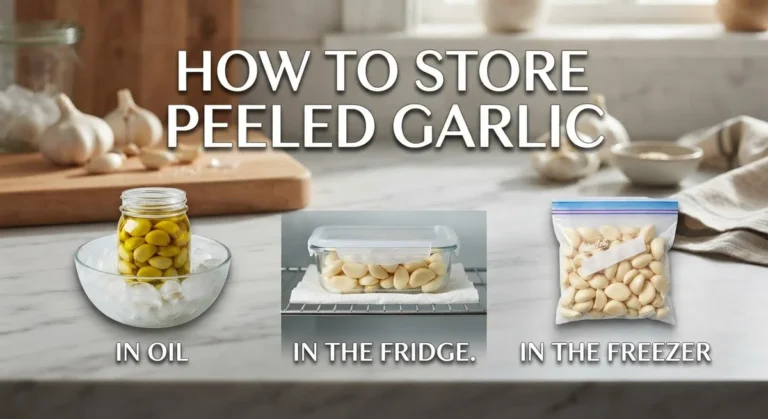 How to Store Peeled Garlic: Best Methods for Freshness