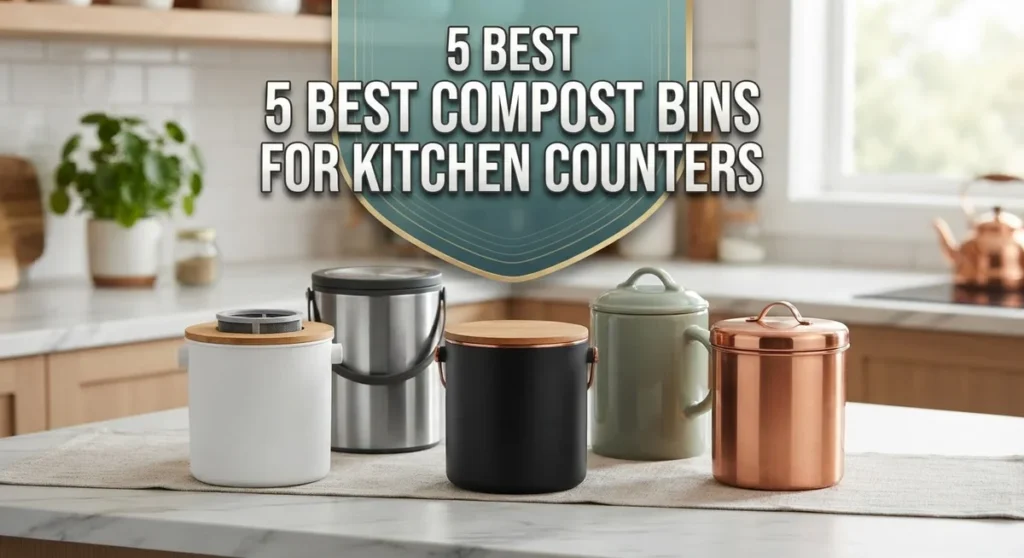 5 Best Compost Bins for Kitchen Counters: Top Picks