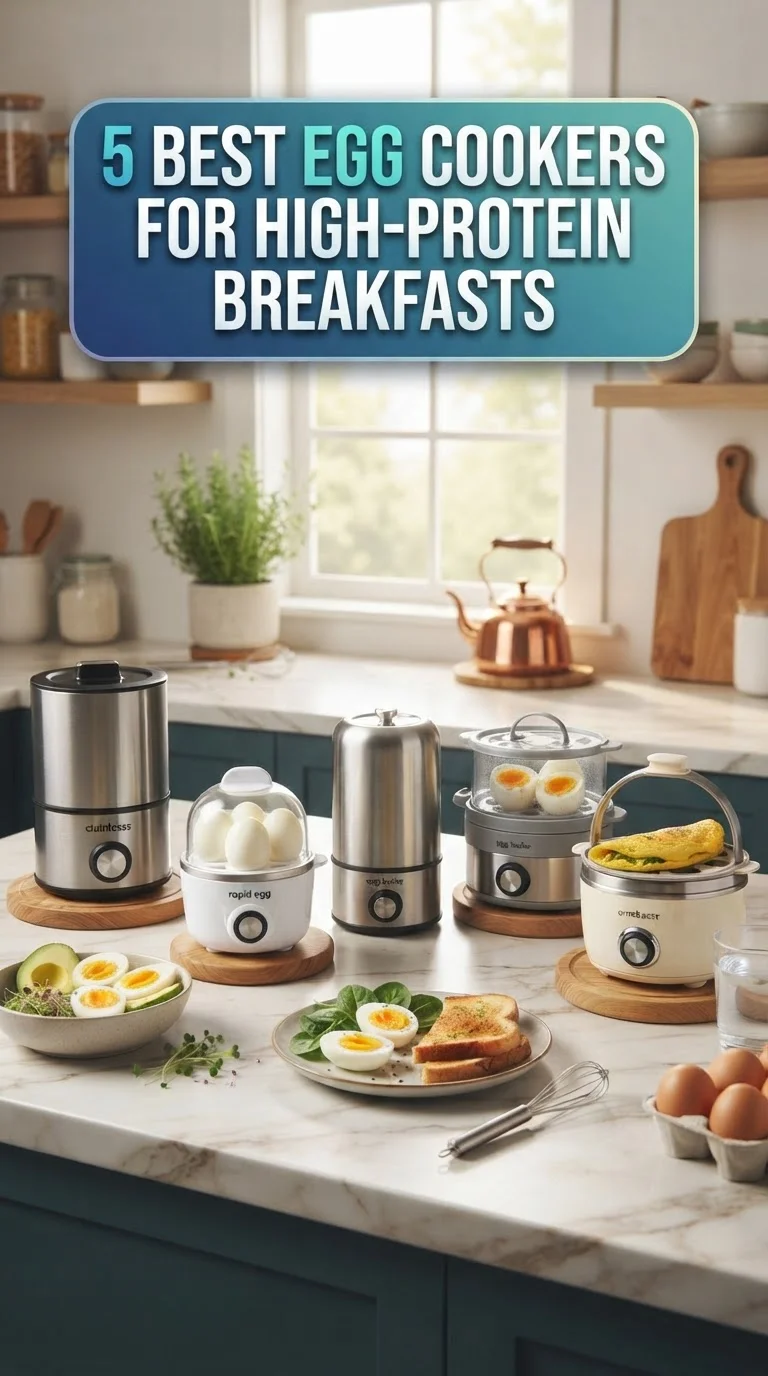 5 Best Egg Cookers for High-Protein Breakfasts