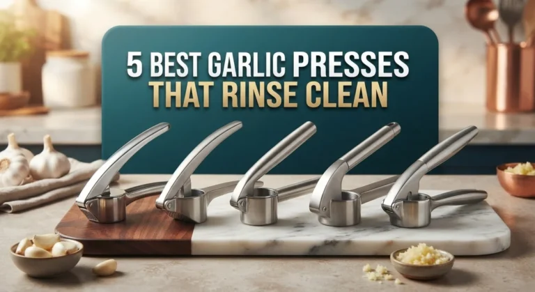 5 Best Garlic Presses That Rinse Clean: Top Picks