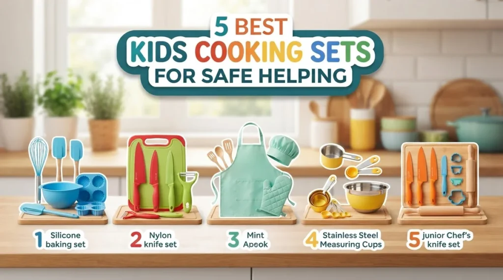 5 Best Kids Cooking Sets for Safe Helping in the Kitchen 4 5 Best Kids Cooking Sets for Safe Helping in the Kitchen