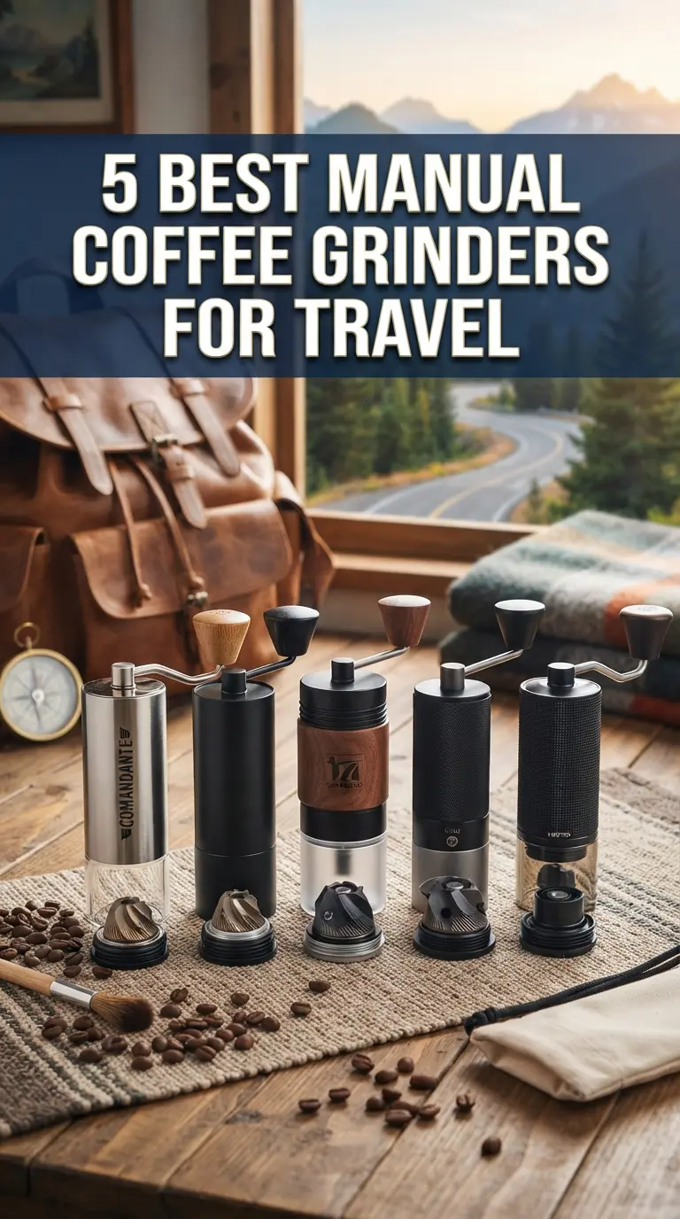 5 Best Manual Coffee Grinders for Travel: Portable Grinders