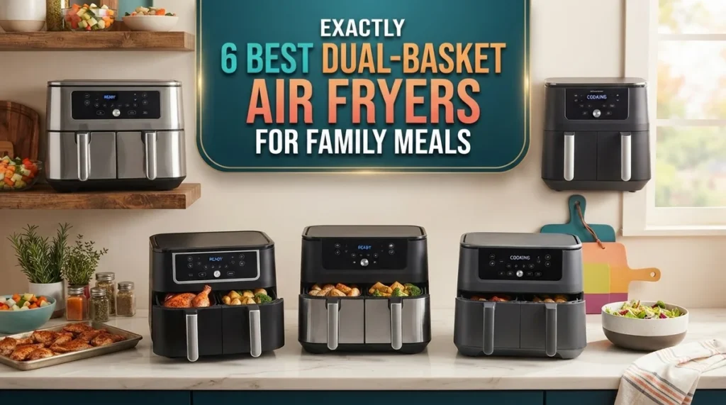 6 Best Dual-Basket Air Fryers for Family Meals