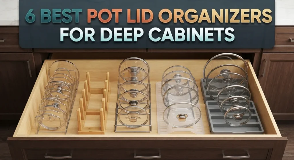 6 Best Pot Lid Organizers for Deep Cabinets: Top Picks 18 6 Best Pot Lid Organizers for Deep Cabinets: Top Picks