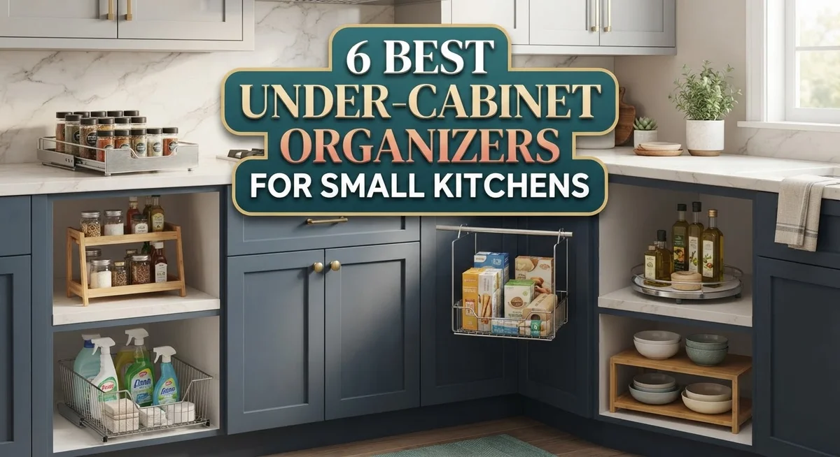 6 Best Under-Cabinet Organizers for Small Kitchens