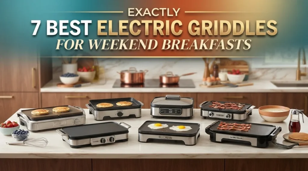 7 Best Electric Griddles for Weekend Breakfasts: Top Picks
