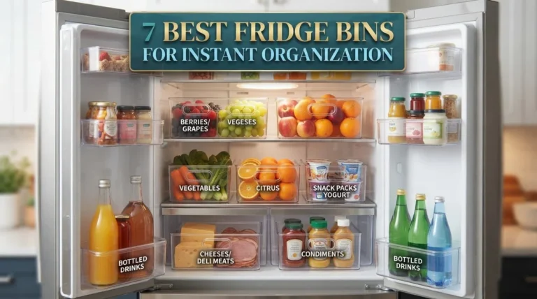 7 Best Fridge Bins for Instant Organization: Top Picks