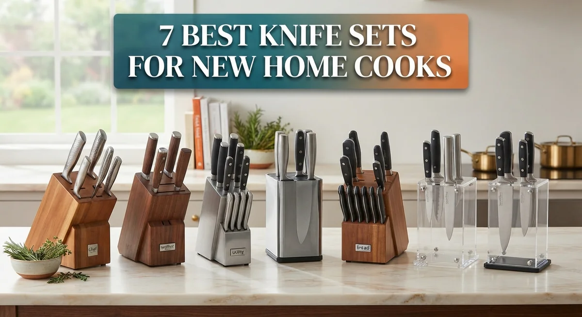 7 Best Knife Sets for New Home Cooks: Essential Blades for Every Kitchen