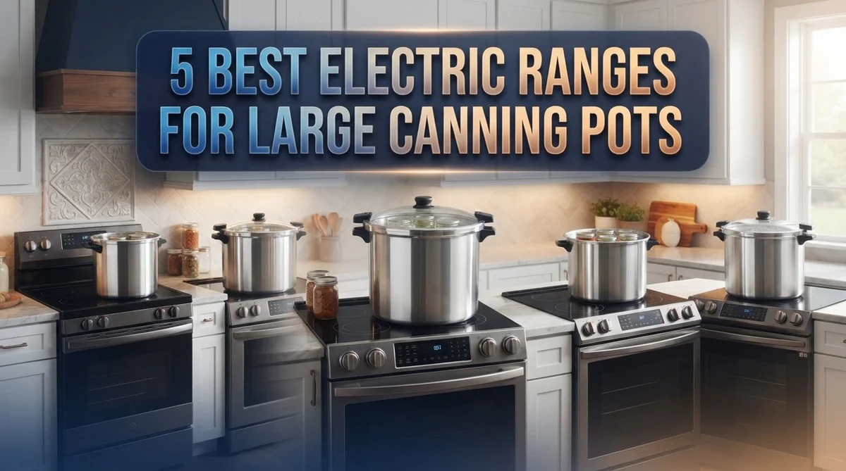 5 Best Electric Ranges for Large Canning Pots