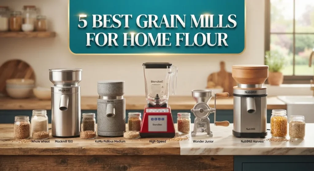5 Best Grain Mills for Home Flour: Stone & Impact Mills Compared