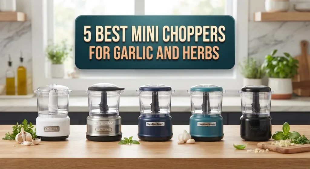 5 Best Mini Choppers for Garlic and Herbs: Top Picks for Home Cooks