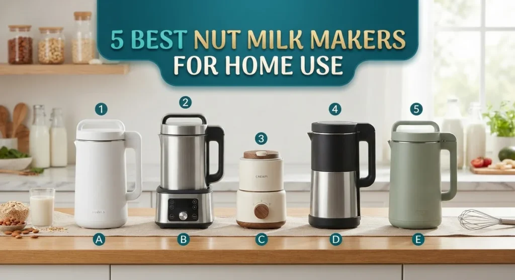 5 Best Nut Milk Makers for Home Use: Top-Rated Machines Tested
