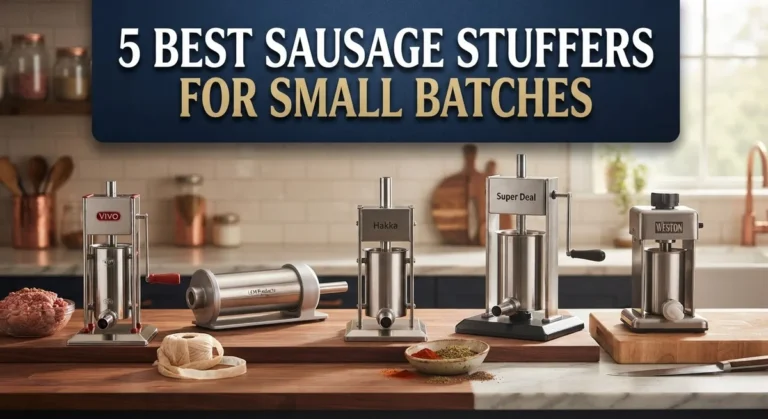 5 Best Sausage Stuffers for Small Batches: Top-Rated Models for Home Use
