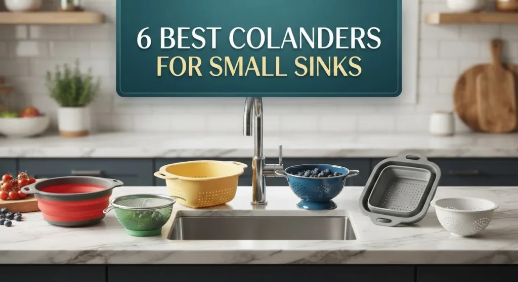 6 Best Colanders for Small Sinks: Top-Rated Options for Compact Kitchens 1 6 Best Colanders for Small Sinks: Top-Rated Options for Compact Kitchens