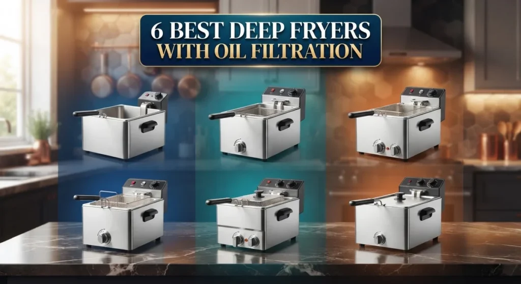 6 Best Deep Fryers With Oil Filtration for Home Cooks