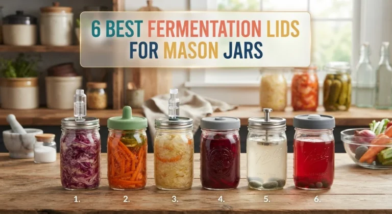 6 Best Fermentation Lids for Mason Jars: Complete Guide to Airlock & Valve Options