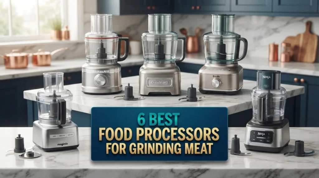 6 Best Food Processors for Grinding Meat: Top Models Tested & Ranked