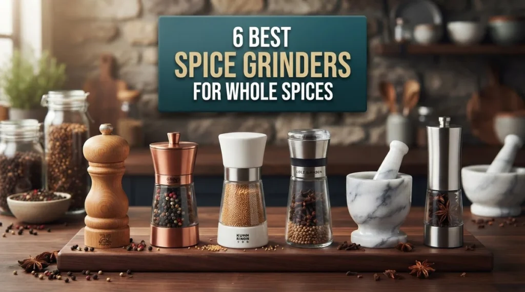 6 Best Spice Grinders for Whole Spices: Top Electric & Manual Options
