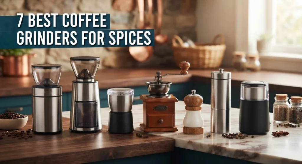 7 Best Coffee Grinders for Spices: Top-Rated Models for Consistent Grinding